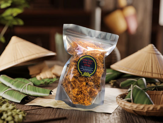 Tổng quan hệ thống logo và nhận diện thương hiệu Cơm cháy đáy nồi Cô Ba trên bao bì, mạng xã hội và website